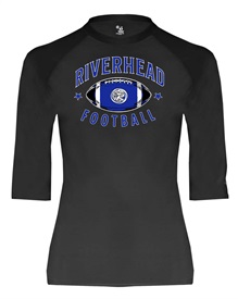 Riverhead High School Charcoal Compression Shirt - Orders due Wednesday, October 9, 2024