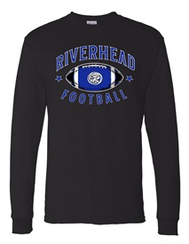 Riverhead High School Black Long Sleeve T-Shirt - Orders due Wednesday, October 9, 2024