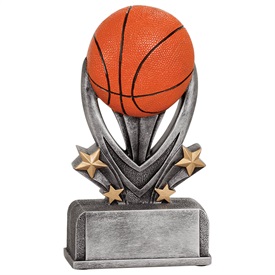 VSR202 7 inch Basketball resin trophy
