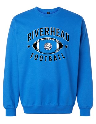 Riverhead High School Royal Crewneck Sweatshirt - Orders due Wednesday, October 9, 2024