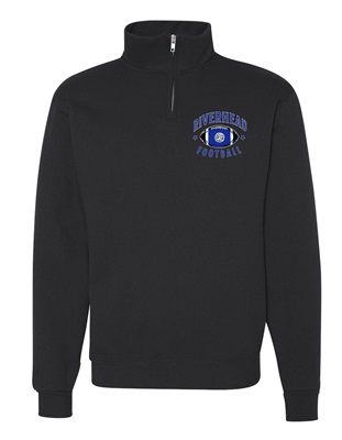 Riverhead High School Black Quarter Zip Pullover - Orders due Wednesday, October 9, 2024