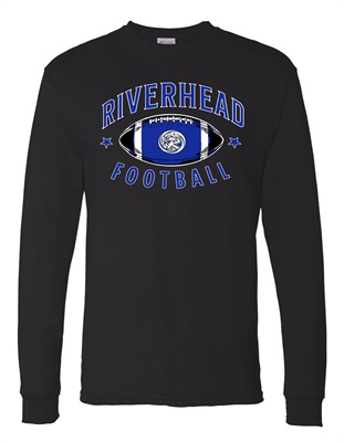 Riverhead High School Black Long Sleeve T-Shirt - Orders due Wednesday, October 9, 2024