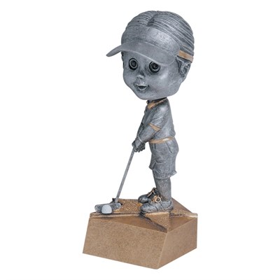 BH-6 - Female Golf Bobblehead Figure