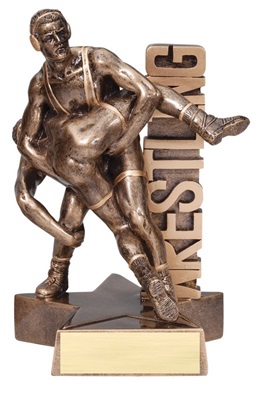 RST 6 1/2 inch Wrestling Resin Trophy